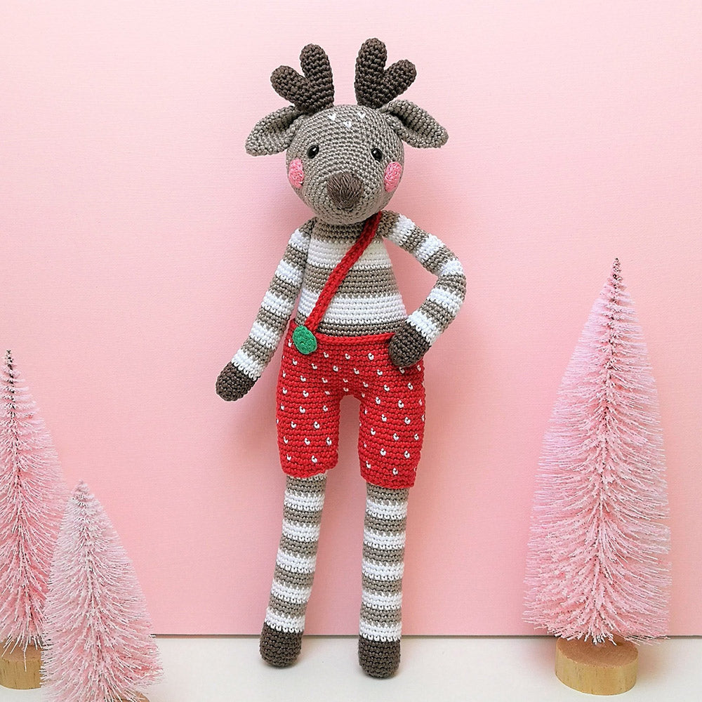 Rendier Dakota Amigurumi Garen en Haakpakket