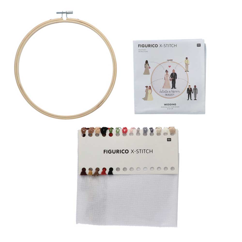 Rico figurico wedding borduurpakket — gemaakt met Rico Figurico Wedding Borduurpakket
