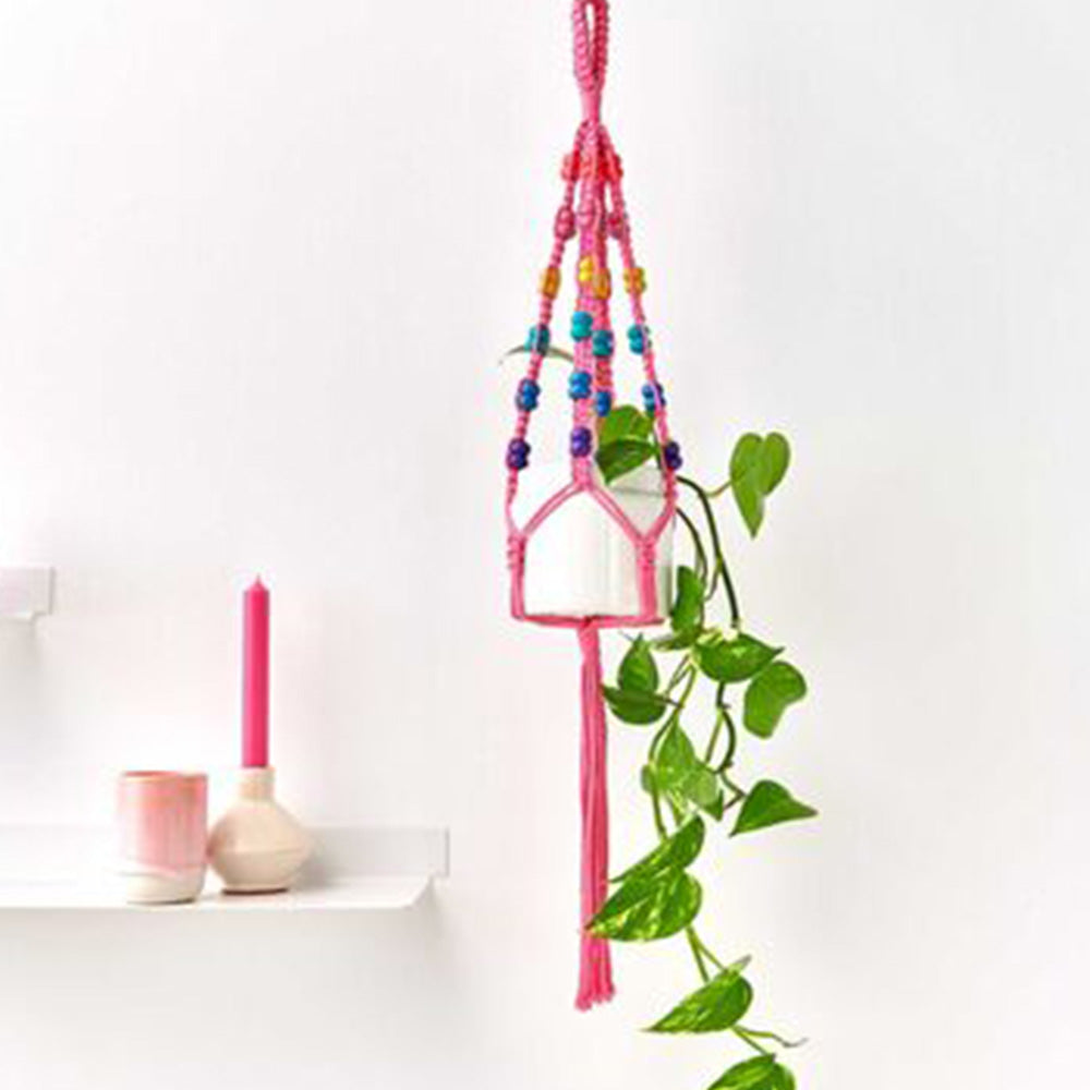 Rainbow — gemaakt met Rico Macramé Houten Kralen 17x22mm Rainbow Colours -
