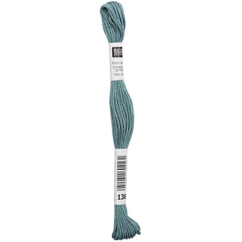 Rico Sticktwist Borduurgaren 8m 136 Petrol
