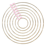Yarn and Colors Gold Metalen Ring 30 cm