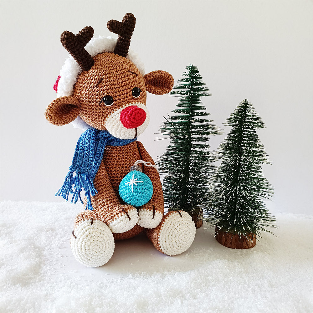Kerstknuffel Robbie Must-have Haakpakket - Inclusief Patroon