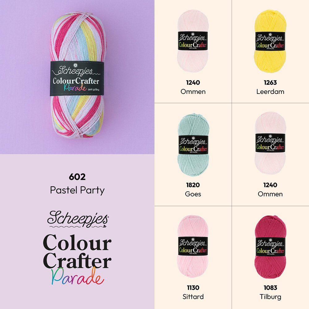 Scheepjes ccp kleuren — gemaakt met Scheepjes Colour Crafter Parade
