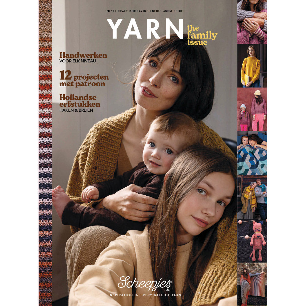 Yarn familycovernl — gemaakt met Scheepjes YARN Bookazine