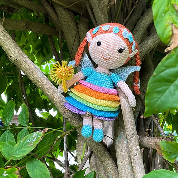 Ruby Regenboogelfje Haakpakket