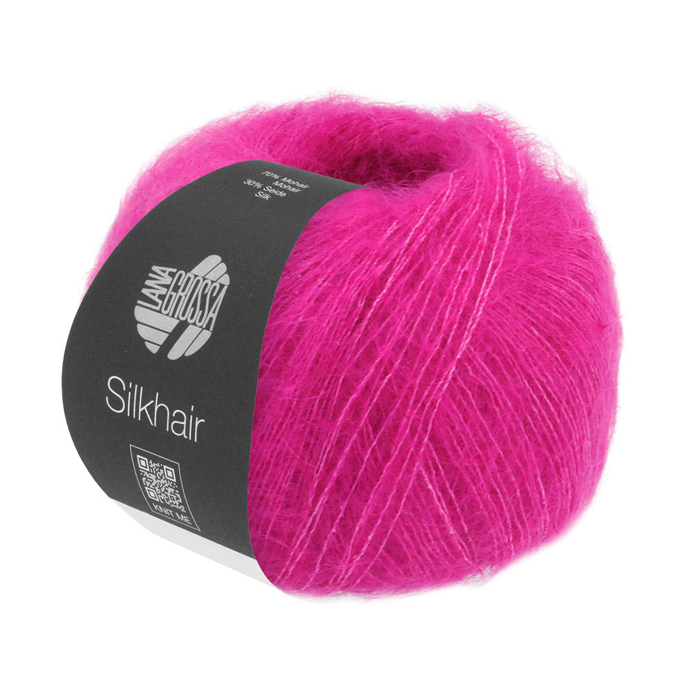 Lana Grossa Silkhair 194 Orchidee - bol luxe mohair- en zijdegaren in de gekozen kleur