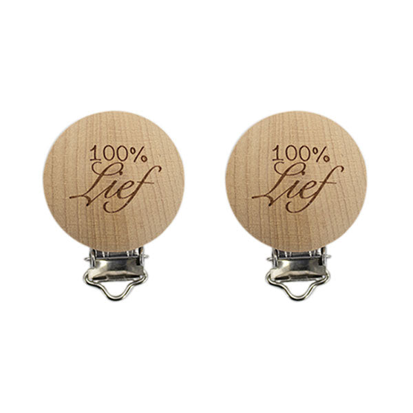 Durable Houten Speenclips 2 stuks 54 100% Lief