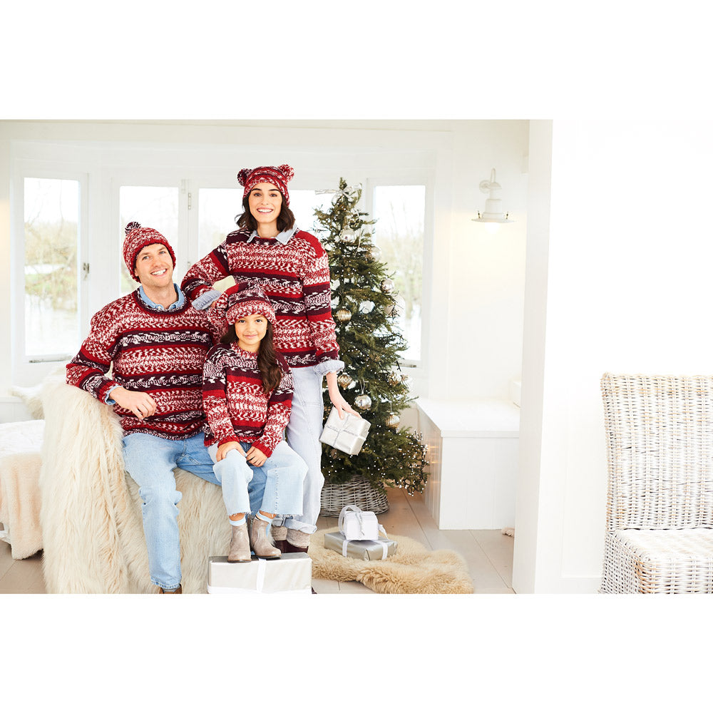 Stylecraft breipatroon Easy Fair Isle Sweater and Hats