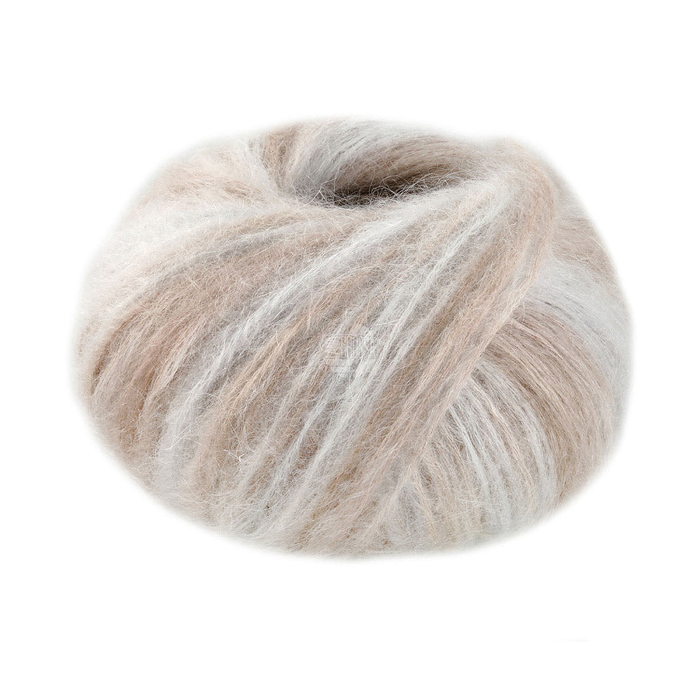Lana Grossa Superkid Seta Print 101 Crème/Beige/Zilvergrijs