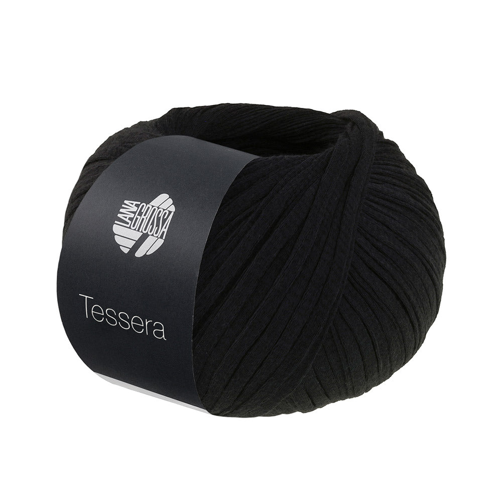 Lana Grossa Tessera 016 Zwart