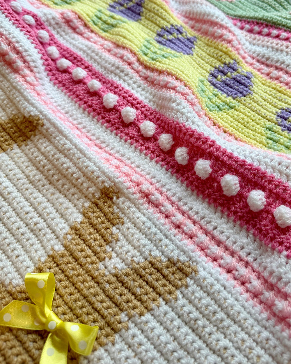 The easter blanket by madebyanita make along — gemaakt met The Easter Blanket by Madebyanita Make-Along Haakpakket