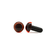 Veiligheidsogen Transparant Oranje 12mm per paar
