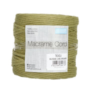 Trimits Macramé Cord Cotton 87m x 4mm 08 Olijfgroen