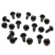 Veiligheidsogen Zwart 10mm 10 paar
