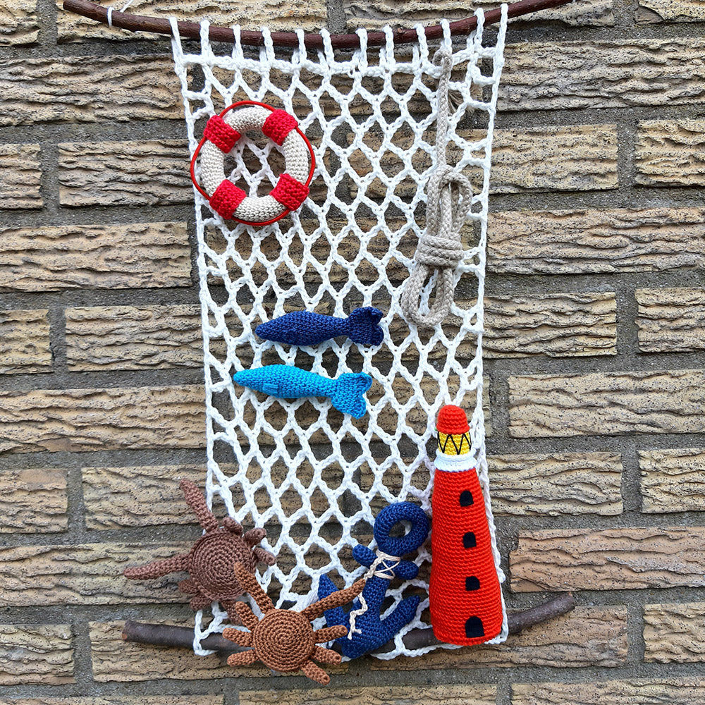 Wandhanger aan Zee - CB's Creations Garen- en Haakpakket