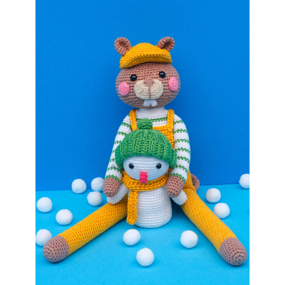 „Long Legs – Winterspaß“-Amigurumi-Buch