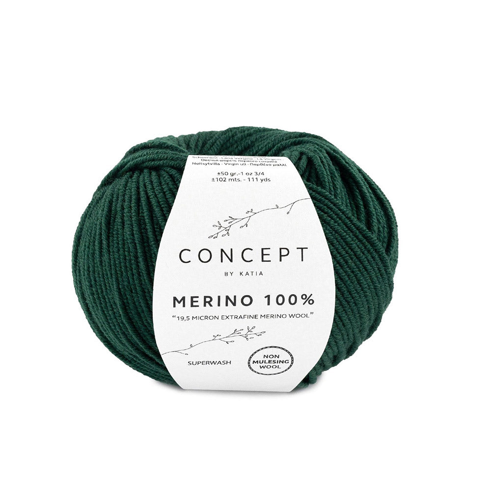 Katia Merino 100% 048 Fles groen