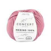 Katia Merino 100% 037 Kauwgom roze