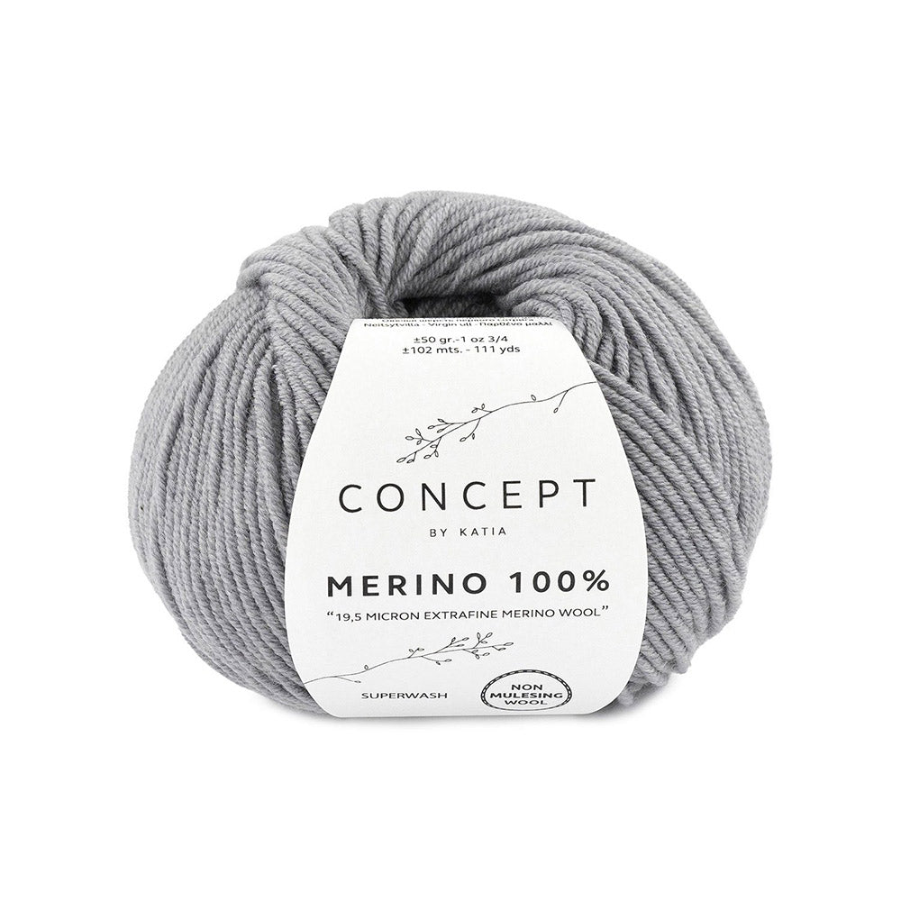 Katia Merino 100% 504 Venster grijs