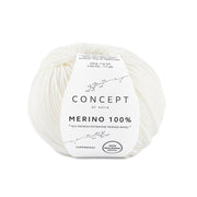 Katia Merino 100% 001 Wit