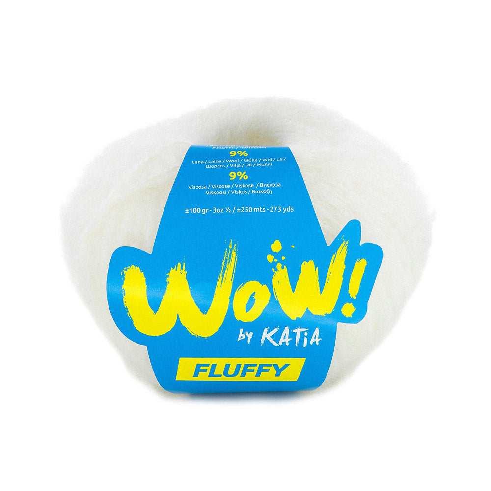 Katia WOW - Fluffy 080 Wit