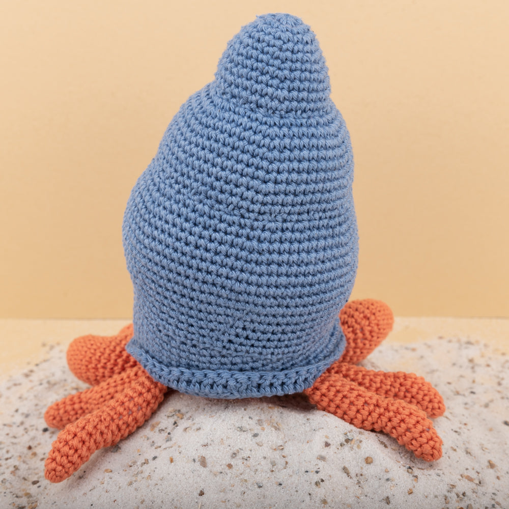 Brendan the hermit crab — gemaakt met Yarn and Colors Brendan the Hermit Crab Haakpatroon (4)