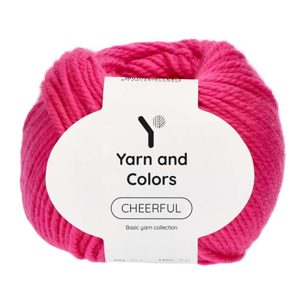 Yarn and Colors Cheerful 034 Deep Cerise