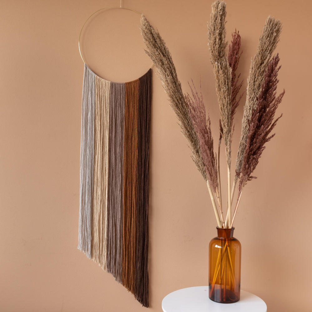 Degrade wall hanging — gemaakt met Yarn and Colors Degradé Wall Hanging 2.0 Macramé Pakket