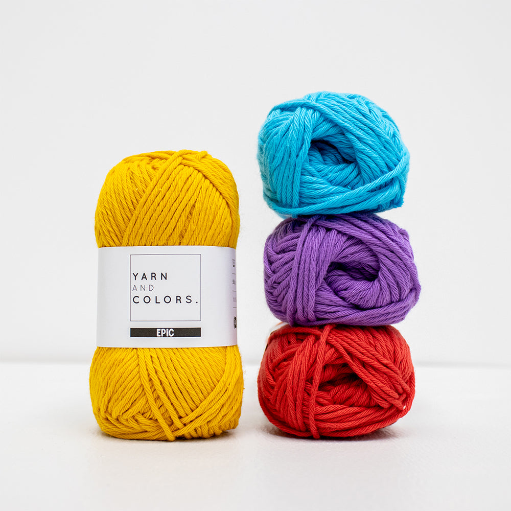 Sfeerbeeld met Yarn and Colors Epic Alle kleuren pakket