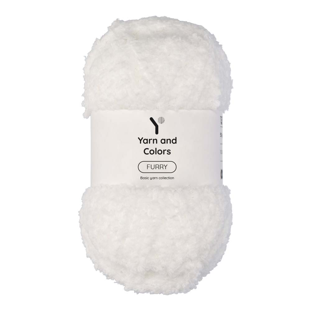 Yarn and Colors Furry 001 White