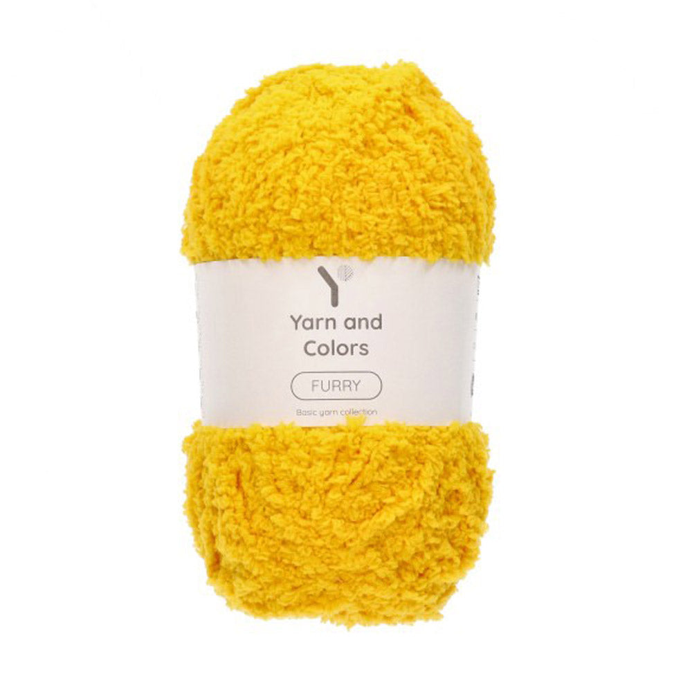 Yarn and Colors Furry 015 Mustard