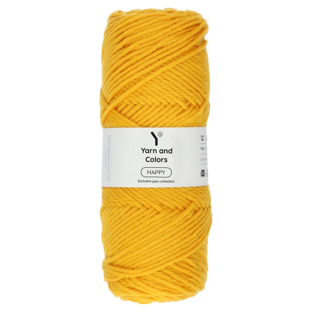 Yarn and Colors Happy 015 Mustard