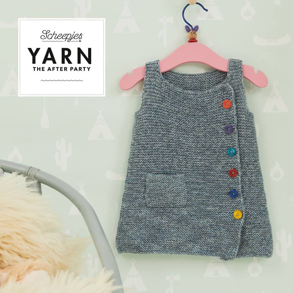 Pinafore — gemaakt met YARN The After Party nr.113 Cute Button Pinafore NL