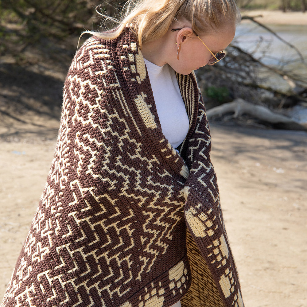 Leeuw — gemaakt met Zen Tangle Lion - AdO Crochet Garen- en Haakpakket Mozaïek Special DK (4)