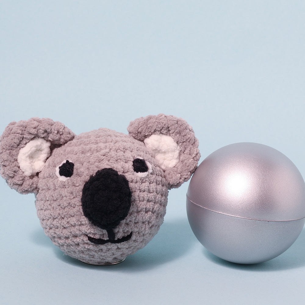 Stressbal berenschattig — gemaakt met Zooballs – Berenschattig haakboek YarnZoo (2)