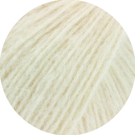 Lana Grossa Natural Alpaca Pelo 001 Rohweiß-2