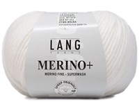Lang Yarns Merino+ 001 White
