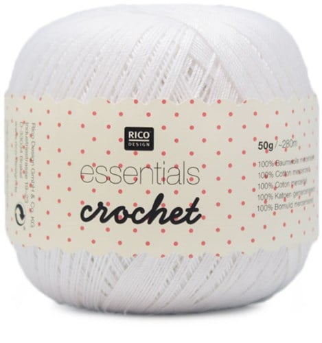 Rico Essentials Crochet 001 Weiß