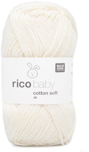 Rico Baby Cotton Soft dk 1 White