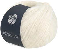 Lana Grossa Alpaca Air 001 Rohweiß