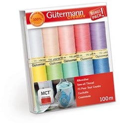 Gütermann Nähgarnset Allesnäher Pastell - 10 Spulen