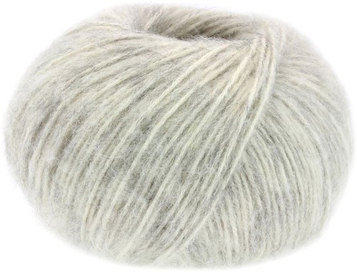 Lana Grossa Natural Alpaca Pelo 002 Rohweiß/Zartgrau