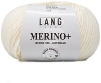 Lang Yarns Merino+ 0002 Offwhite