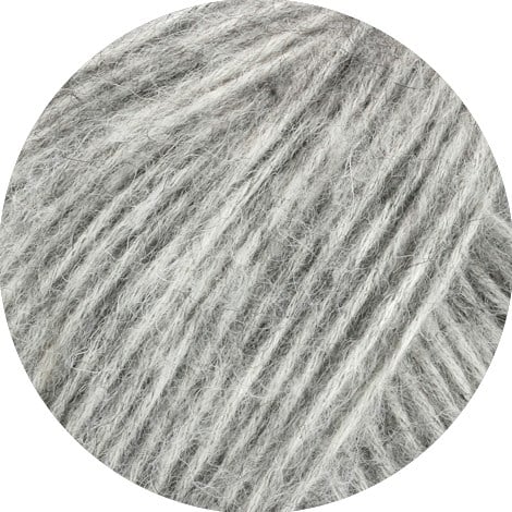 Lana Grossa Natural Alpaca Pelo 003 Hellgrau meliert-2