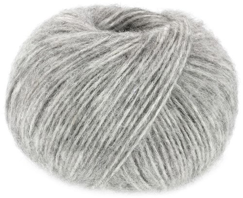 Lana Grossa Natural Alpaca Pelo 003 Hellgrau meliert