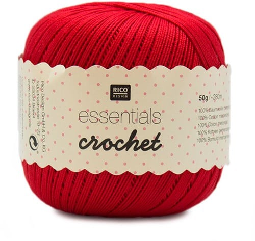 Rico Essentials Crochet 004 Rot