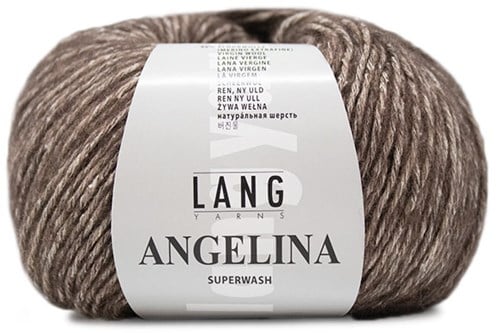 Lang Yarns Angelina 068 Dark Brown