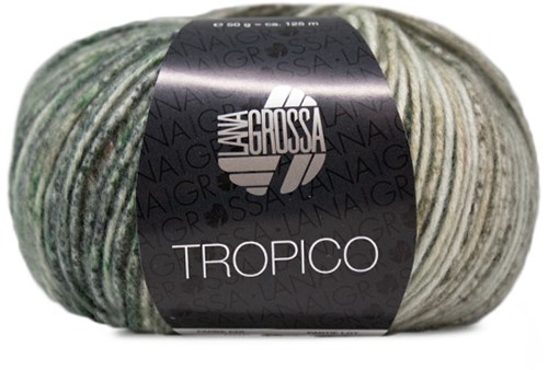 Lana Grossa Tropico 006 Nature / Brown / Green / Khaki / Yellow
