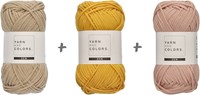 Yarn and Colors Sunset Stripes Pullover Häkelpaket 1 Mustard XXL-2