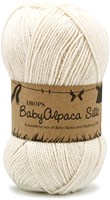 Drops BabyAlpaca Silk Uni Colour 0100 Natur
